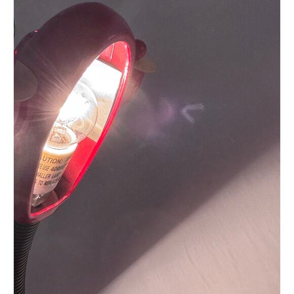 Vintage Dayton Hudson Airplane Kids Desk Lamp Red Aviation Gooseneck Deco Works - Picture 8 of 13